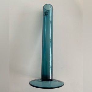 Blue vintage flower vase